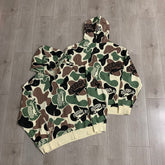 Rough Play Camo Zip Hoodie | Green / Brown
