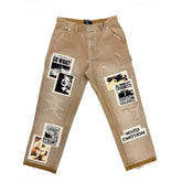 Mixed Emotions“Newspaper” Carpenter Pants