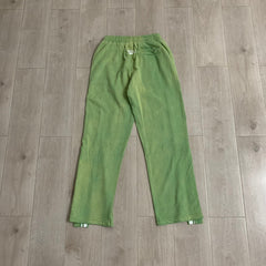 Rough Play Rhinestone Track Pants green