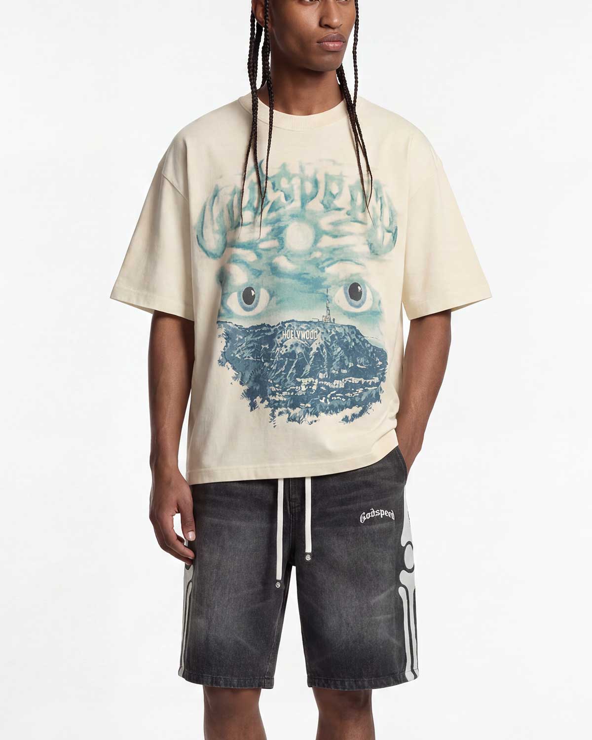 Godspeed Femur Denim Shorts Black