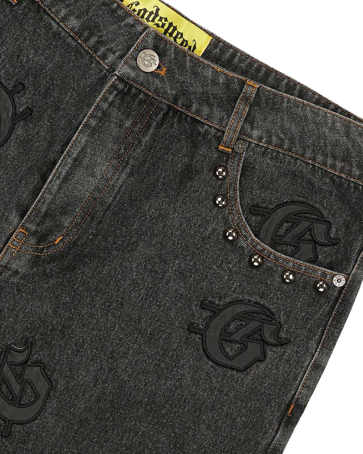 Godspeed Infinity Denim Shorts Black Boom