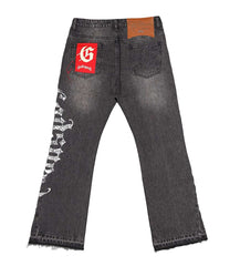 Godspeed OG Logo Flared Denim Black Wash