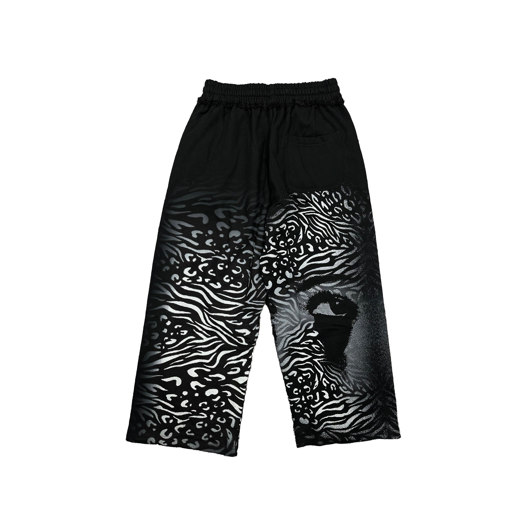 Mixed Emotions　Black ‘Striped’ Sweatpants
