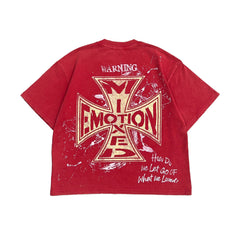 Mixed Emotions　Red “Crimson” Tee