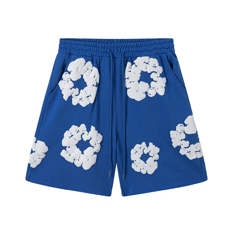 Denim Tears Stylish Kapok Shorts Blue