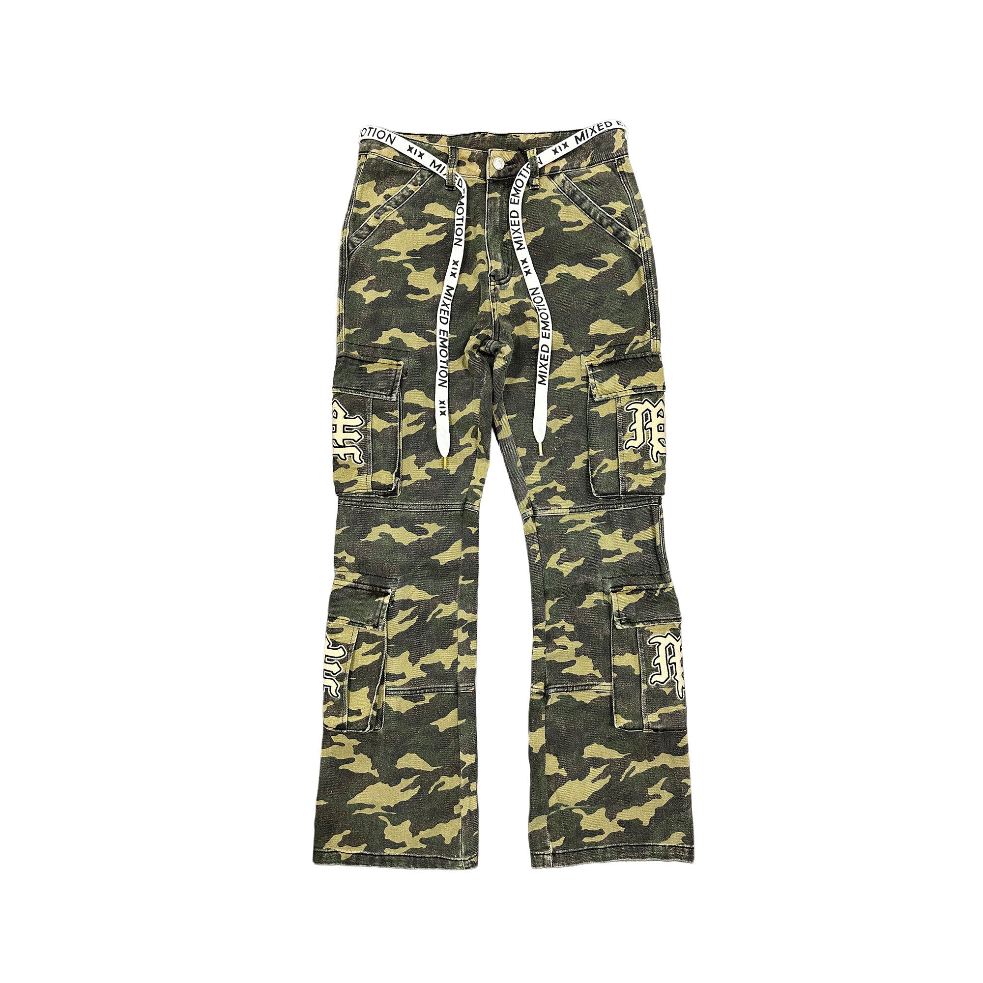 Mixed Emotions　'ME' Camo Cargo Pants