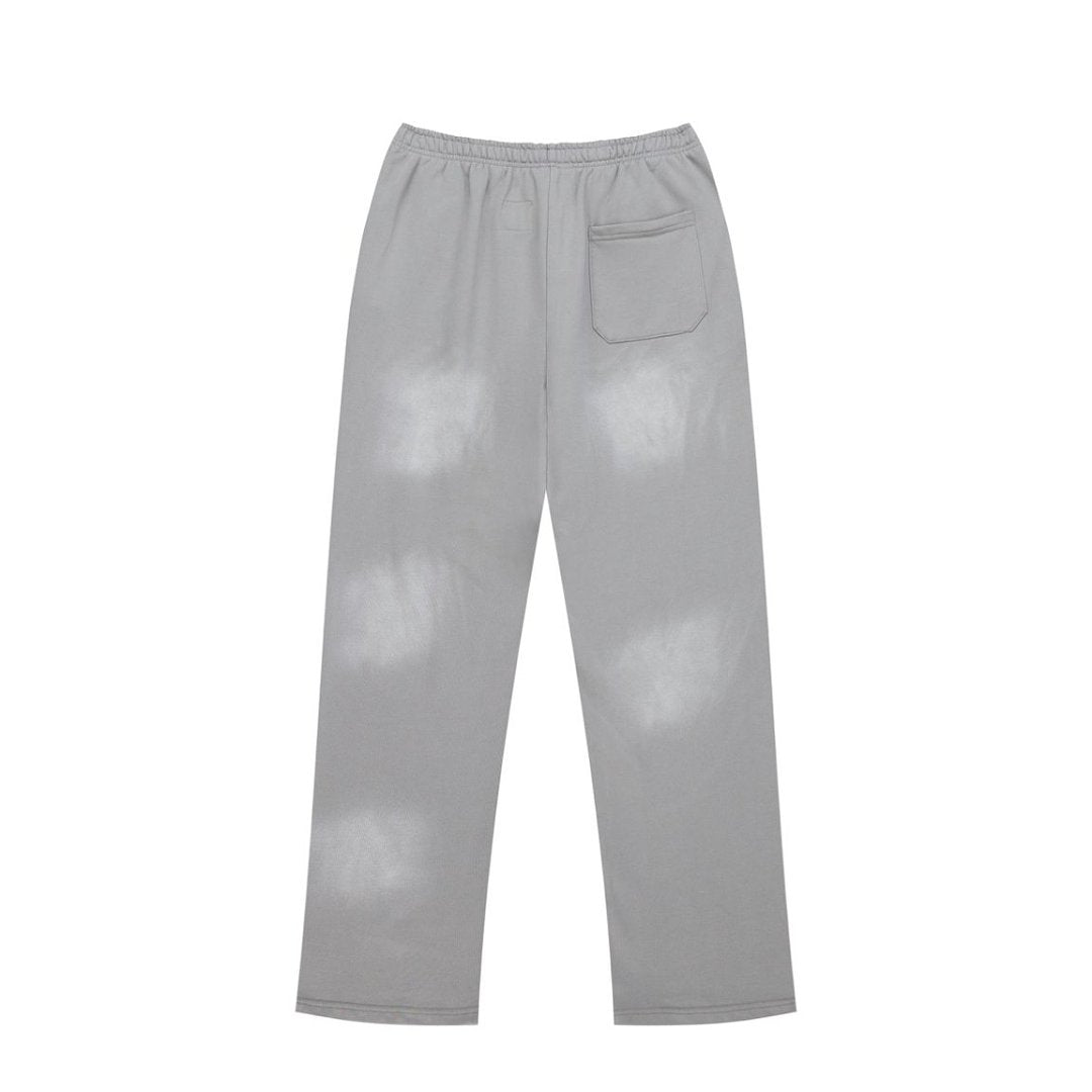Y2K Street Elastic Drawstring Waist Wide‑Leg Graphic Casual Sweatpants