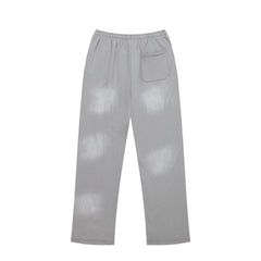 Y2K Street Elastic Drawstring Waist Wide‑Leg Graphic Casual Sweatpants